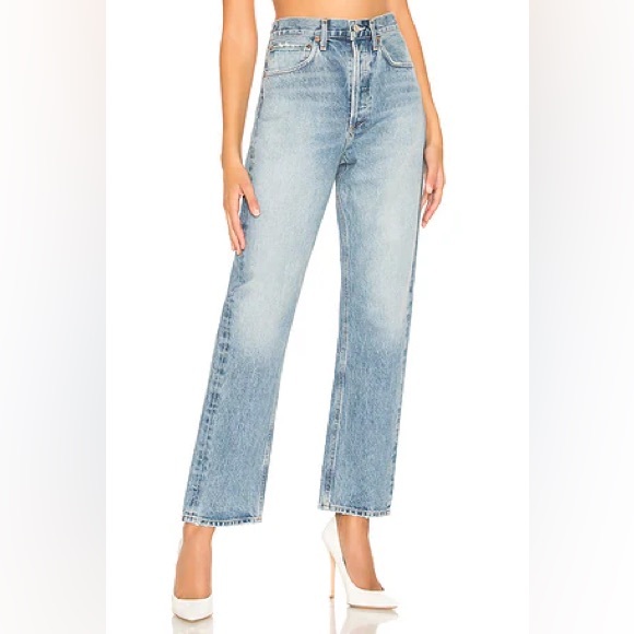 Agolde 90s High Rise Loose Fit Jeans in Affair (fits like 25; tag says 24) - Picture 5 of 8